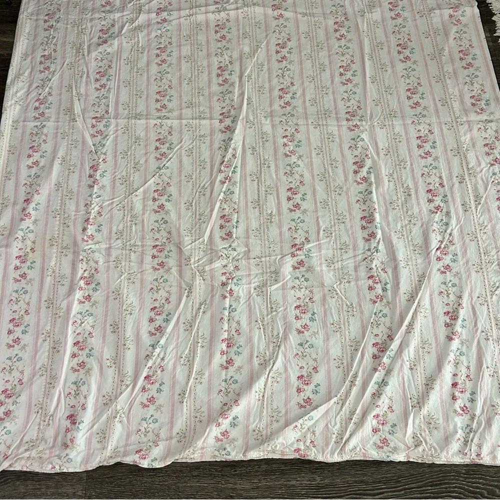 Rachel Ashwell Shabby Chic Vintage Wallpaper Twin Duvet Cover Brown Label Floral